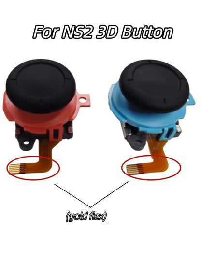 10pcs Original New for Switch 2 NS2 Gamepad Joy Con 3D Analog Joystick Button Thumb Stick Controller Replacement