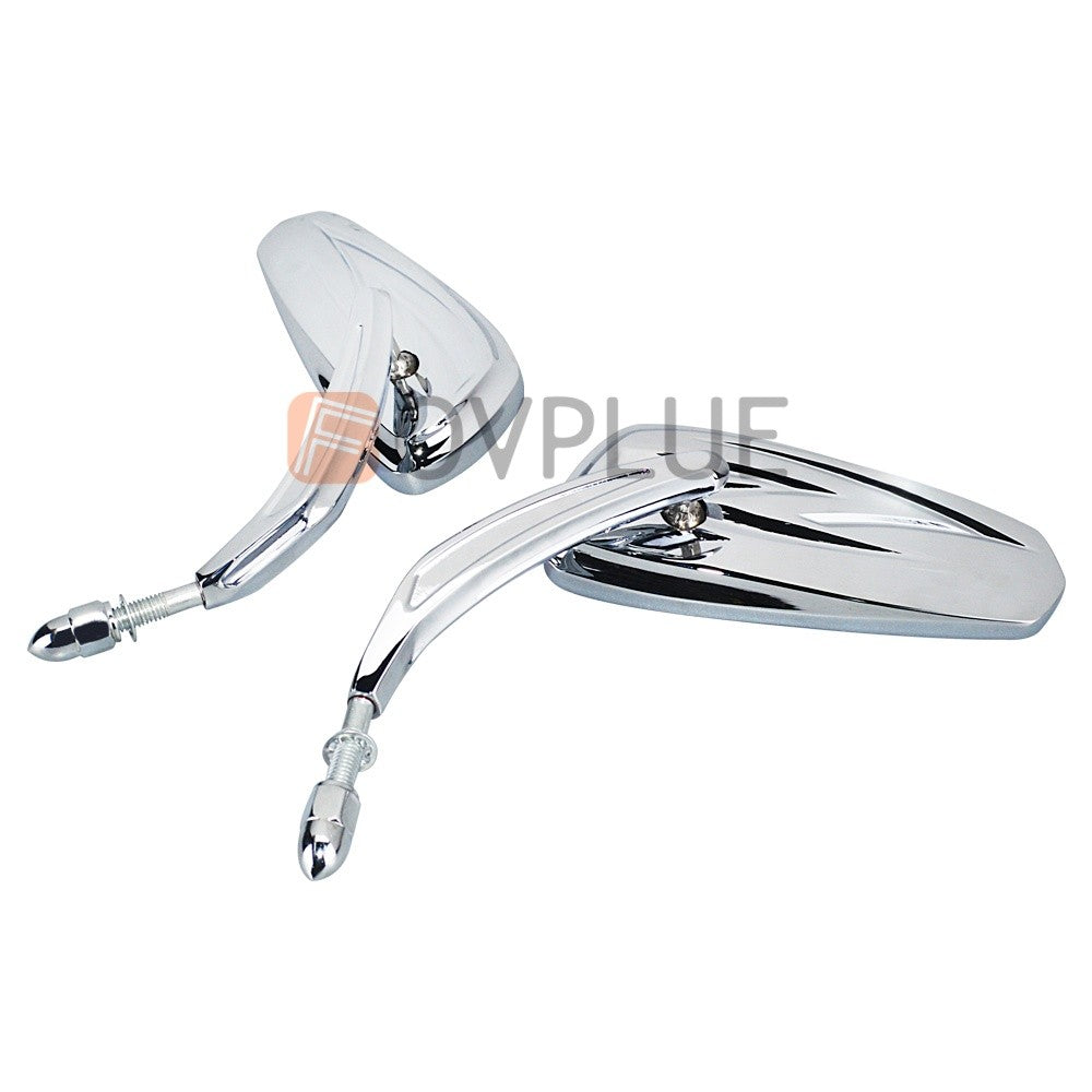Espelhos retrovisores de motocicleta universais para Harley Touring Road Street Glide Electra Glide Sportster Iron 883 softail 1982-2024