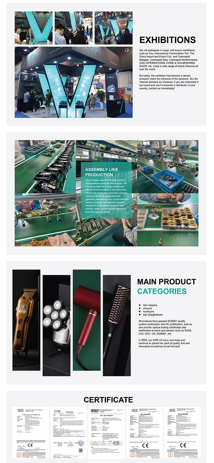 VGR Convenient Home Shaver Stainless Steel Double Blade Men's Shaver Intelligent Digital Display Washable Mini Shaver V-341