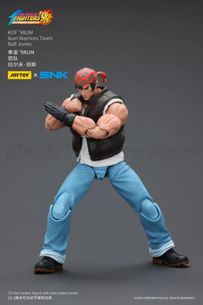 ?MT?JOYTOY SNK KOF'98UM Ikari Warriors Team Ralf Jones 1/18 Action Figure Toys
