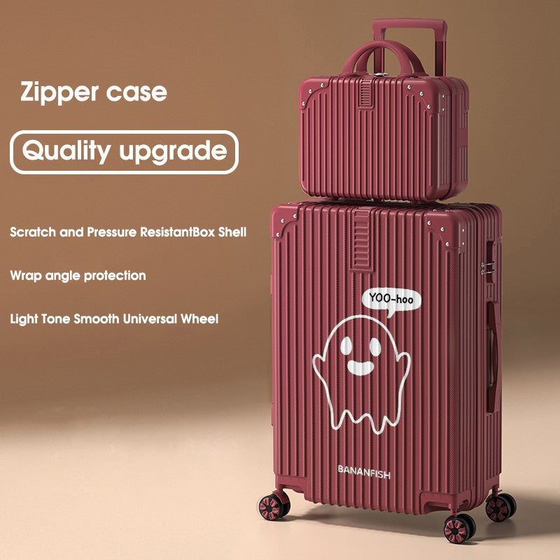 2025 New Suitcase ABS Durable Large Capacity Suitcase 20/22/24/26/28-inch Men's Carry-on Roller Suitcase Travel Check-in Case
