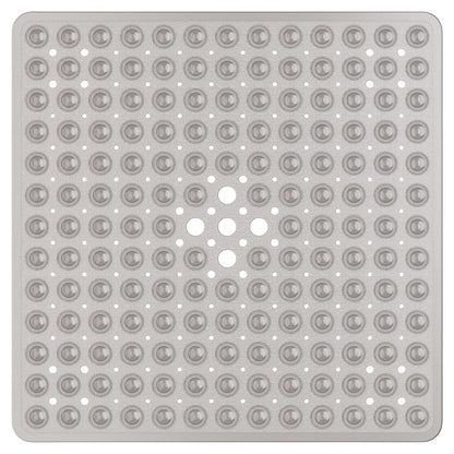 Tapete de chuveiro 53x53cm ventosa PVC antiderrapante tapete de banho quadrado para chão de chuveiro tapete de segurança antiderrapante para banheira carpete de banheiro