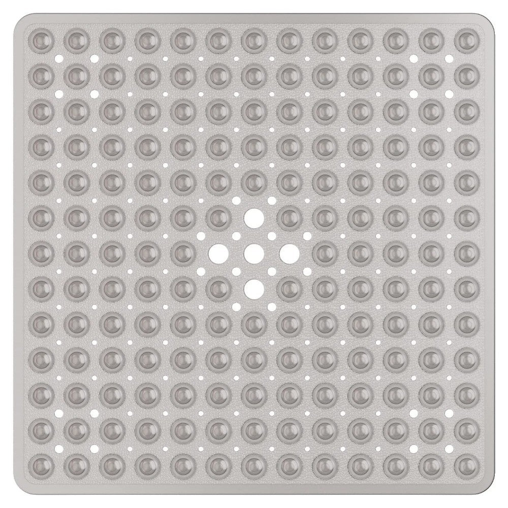 Tapete de chuveiro 53x53cm ventosa PVC antiderrapante tapete de banho quadrado para chão de chuveiro tapete de segurança antiderrapante para banheira carpete de banheiro
