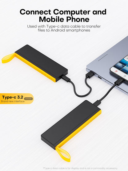 KODAK Portable SSD External Hard Drive 2TB 1TB 512GB 256GB Flash USB3.2 Type-C Mini PSSD for Laptop Desktop Smartphones
