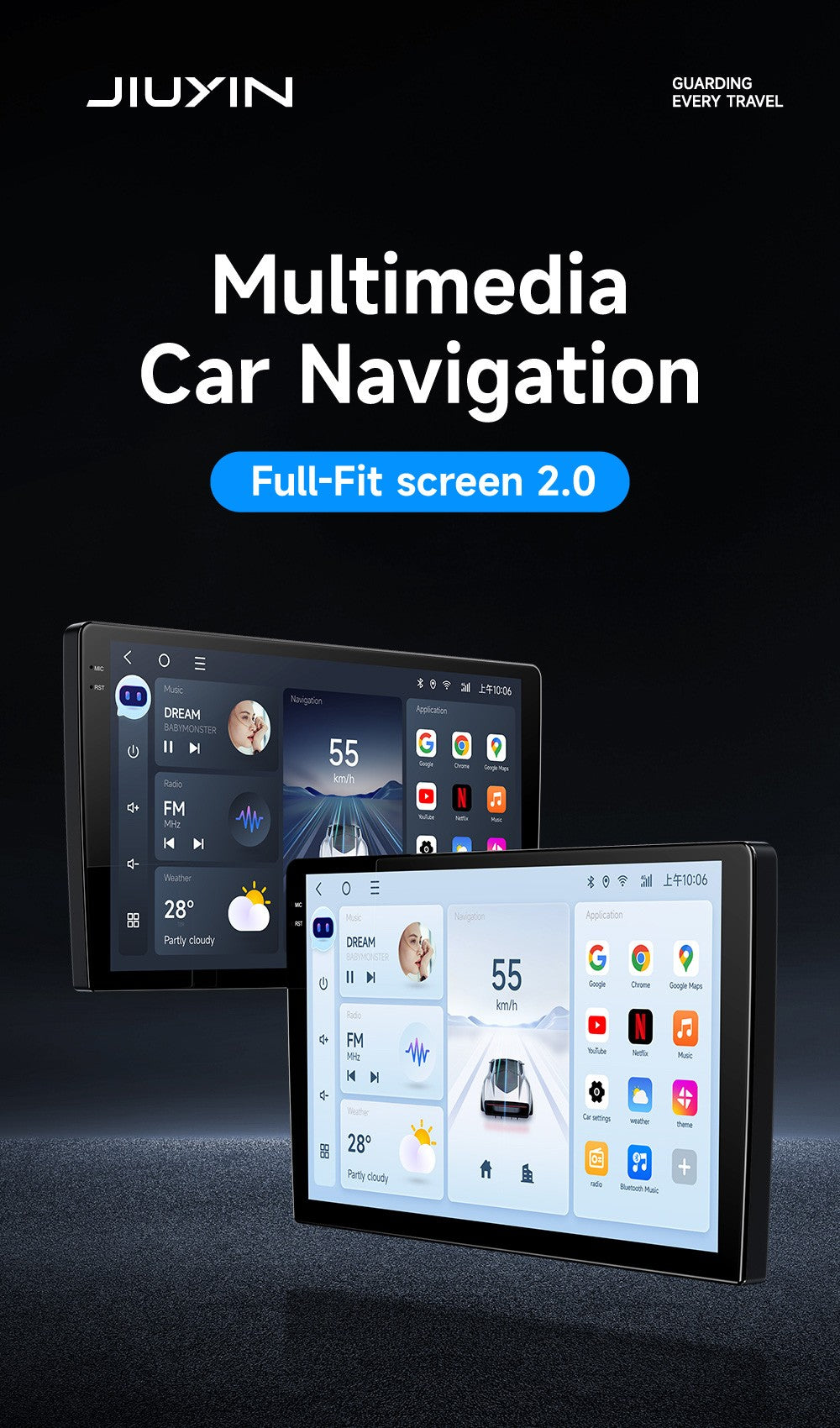 JIUYIN Android 15 Wireless Carplay Auto Rádio Estéreo Multimídia Automotivo Para BMW E46 M3 318 320 325 330 335 1998-2006 IPS