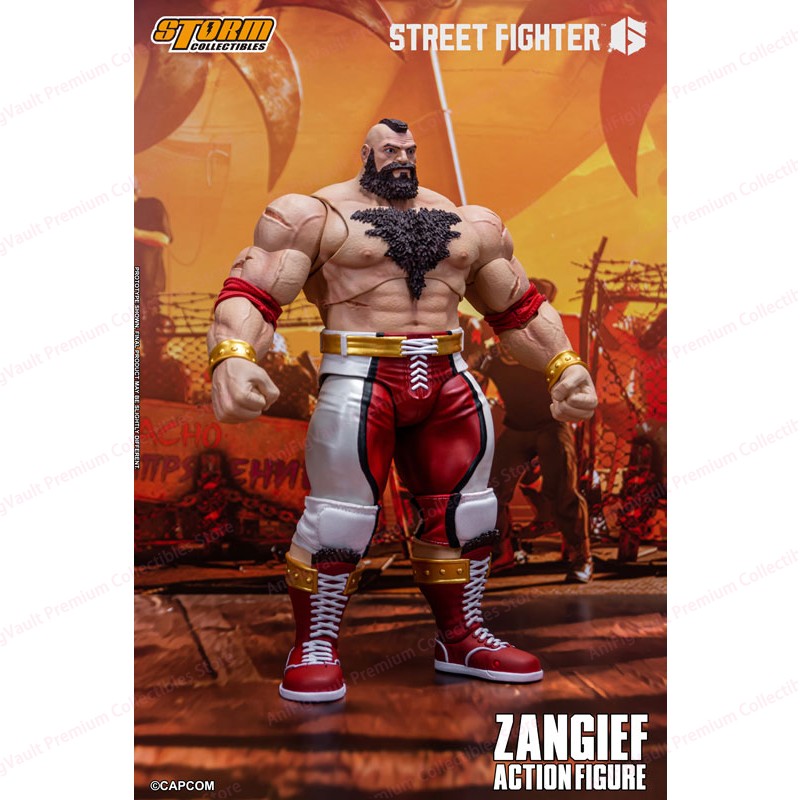 Original Storm Toys Street Fighter 6 Zangief In Stock Action Collection Figures Model Customized Gifts Toys Child