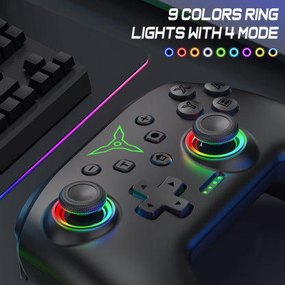 BEBONCOOL Wireless Controller for Switch 2 with Joystick Double Vibration Compatible for Switch OLED/Lite Switch Remote Gamepad