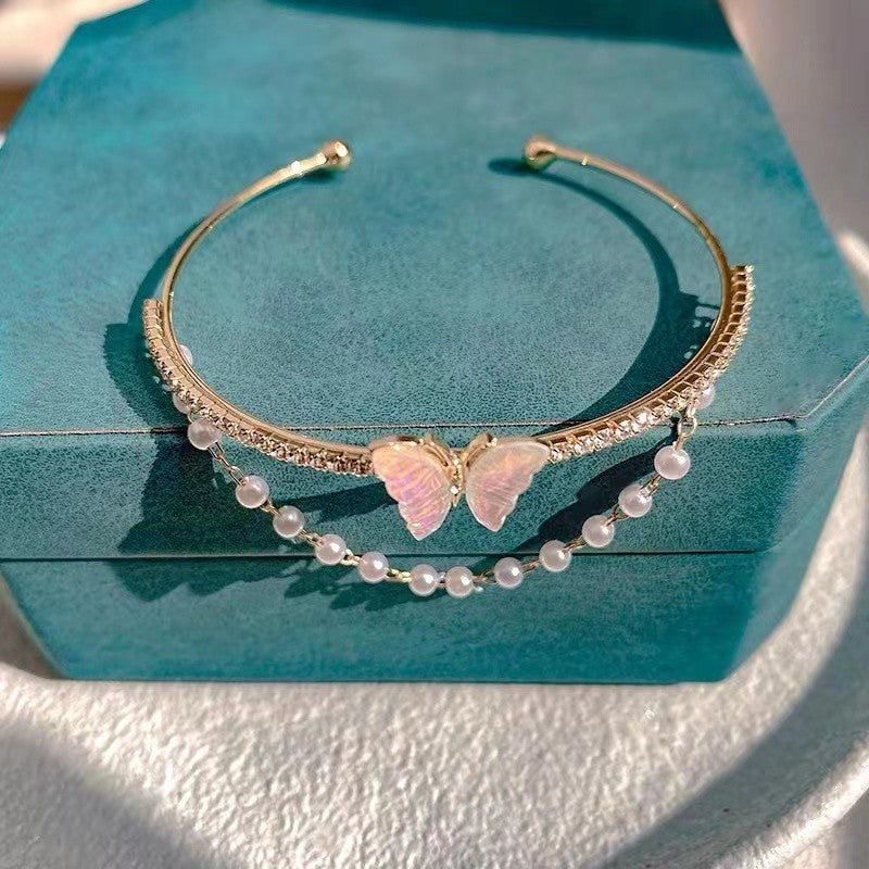 Pulseira de Tulipa de Opala Requintada com Zircônia para Mulheres Acessório Diário Personalizado da Moda Joias para Festas Presentes de Aniversário