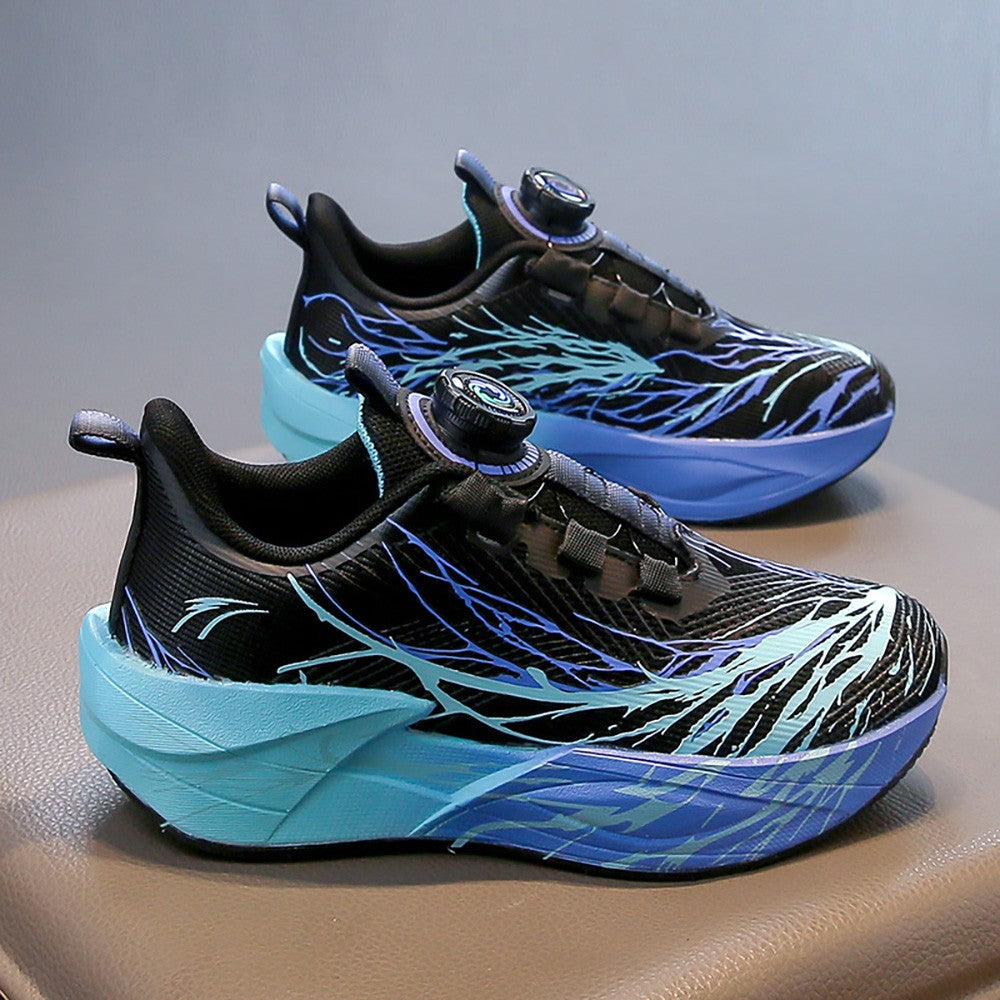 Autumn Sport Shoes For Children Mesh Breathable Teenager Kid's Sneakers Soft-soled Lightweight Boy's Girl's Running Shoes