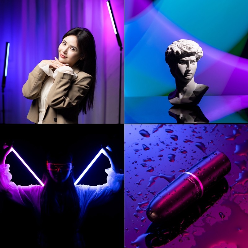 Ulanzi VL119 RGB Bastão de Luz Portátil Tubo LED Iluminação de Vídeo CRI 95+ 2500K-9000K 2000mAh Lâmpada de Preenchimento para Fotografia