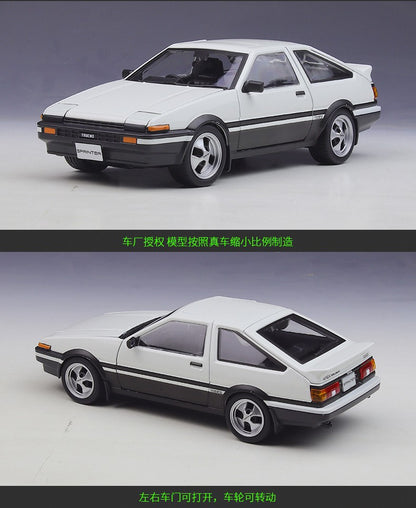 Maisto 1:24 Toyota Sprinter Trueno Ae86 Ae 86 Modelo de Carro de Liga de Simulação Peça de Exibição de Brinquedo Acabado Estático para Presente