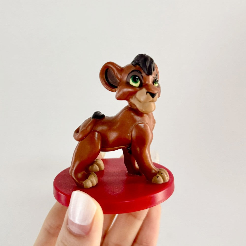 Disney O Rei Leão Scar Bonecos de Ação Scar Jovem Fofo Animal 6CM Anime Bonecos Colecionáveis Modelo de Presente Decoração para Casa