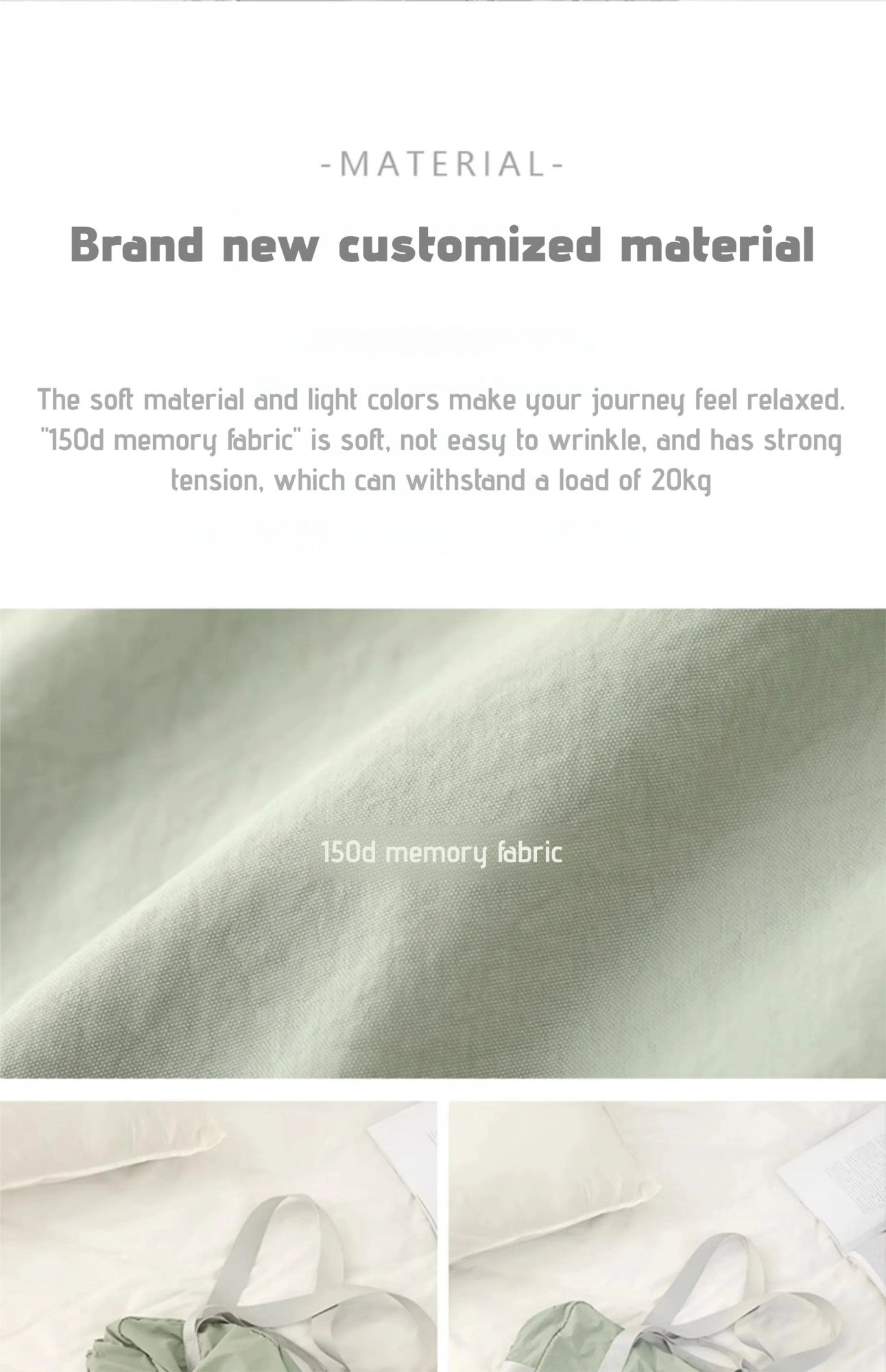 Waterproof Foldable Travel Duffle Bag Large Capacity Carry On Tote Luggage Storage Bag with Multiple Pockets