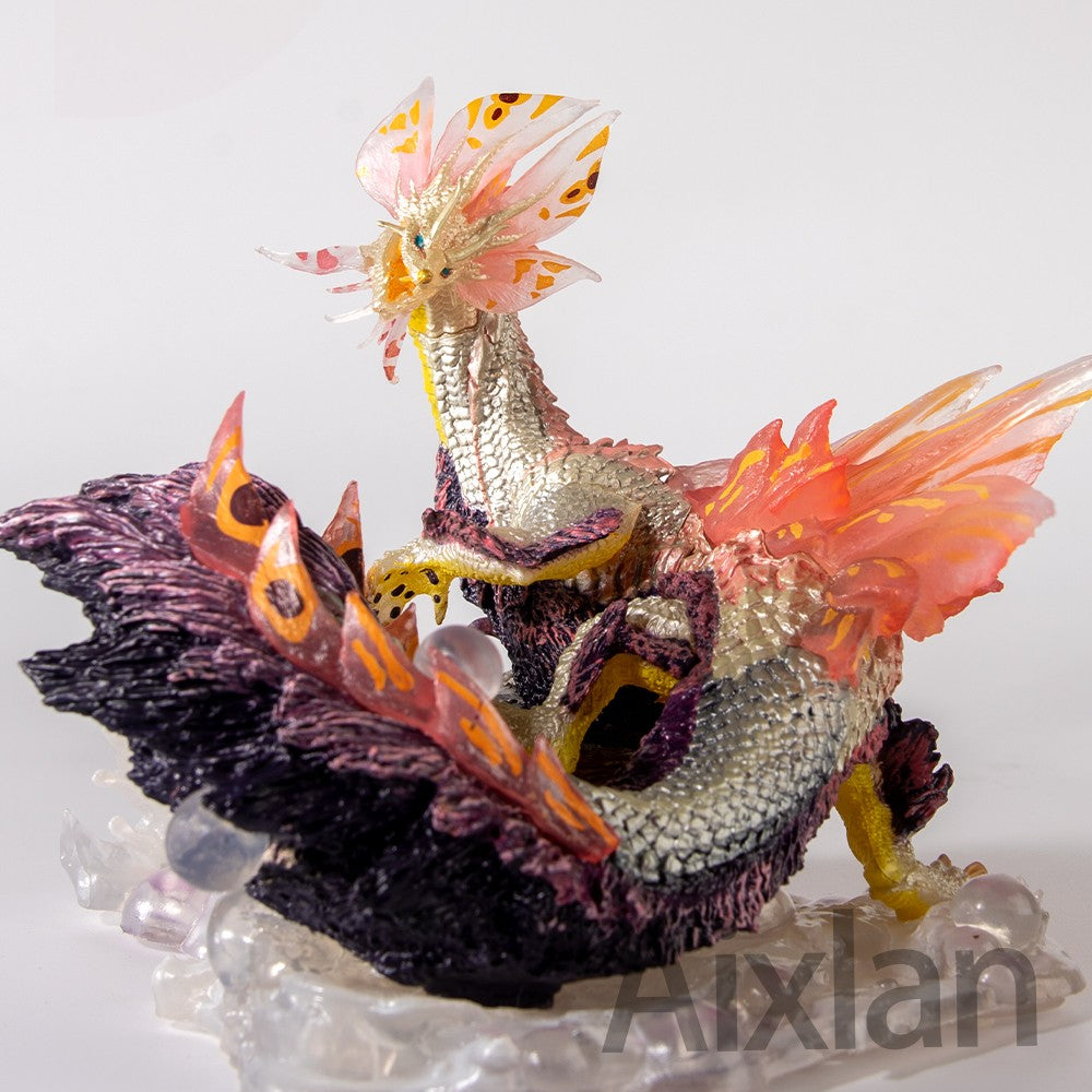 Figura de Dragão de Jogo Monster Hunter de 17CM Mizutsune Zinogre Monstros Nergigante Iceborne Velkhana Zinogre Figura de Ação de PVC Brinquedo