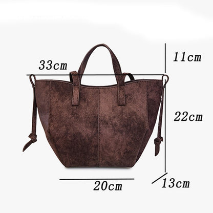 Large Capacity PU Leather Shoulder Bags for Women 2025 Luxury Designer Crossbody Bag Females Brand Retro New Handbags and Purses