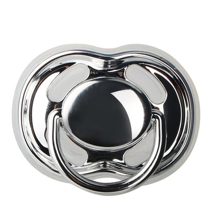 MIYOCAR BPA free CPSIA/CPSC PASS gold sliver pacifier with box set ideal gift for baby unique in the world bling pacifier