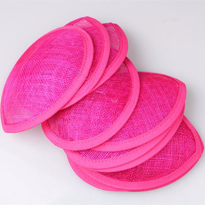 13 CM Sinamay Teardrop Fascinator Base Material Feminino de Chapelaria Base para Chapéus de Coquetel Acessórios de Cabelo DIY para Festas