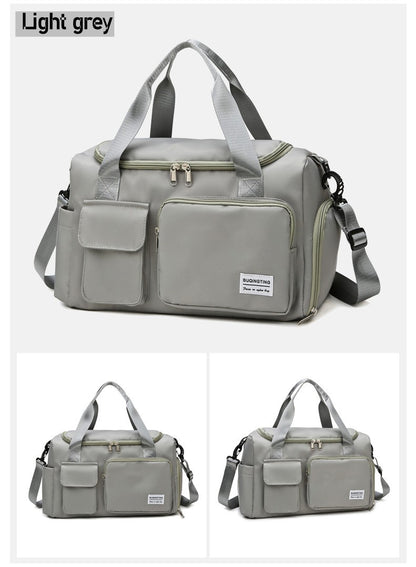 Womne's Travel Bags Handbags Gym Shoulder Bags Oxford Fitness Camping Trekking Bags Hiking Waterproof Outdoor Crossbody Bag