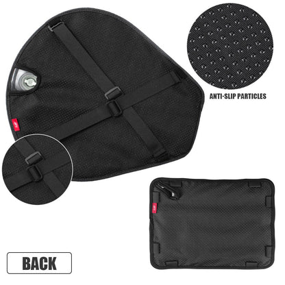 Almofada de Assento de Moto Inflável Lycra Elástica Alívio de Pressão Respirável Fresco Universal para Motocross e Motos Off-Road Almofada de Ar de Assento em TPU