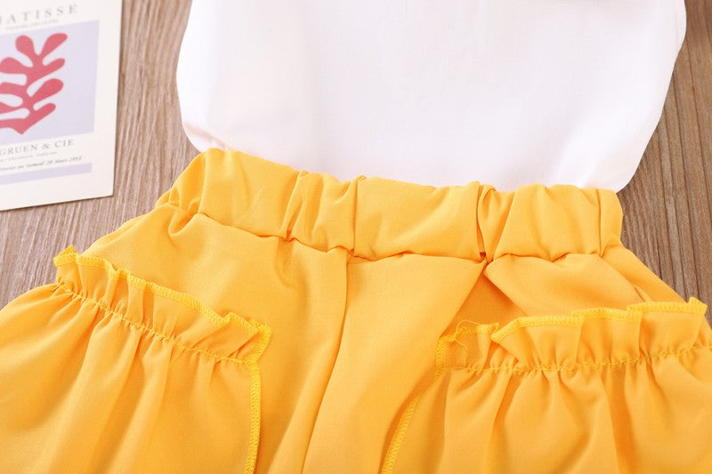 New Summer Fashion Baby Clothes Suit Children Girls Vest Shorts 2Pcs/Sets Toddler Clothing Infant Casual Costume Kids Tracksuits