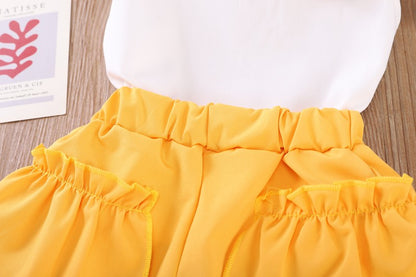 New Summer Fashion Baby Clothes Suit Children Girls Vest Shorts 2Pcs/Sets Toddler Clothing Infant Casual Costume Kids Tracksuits