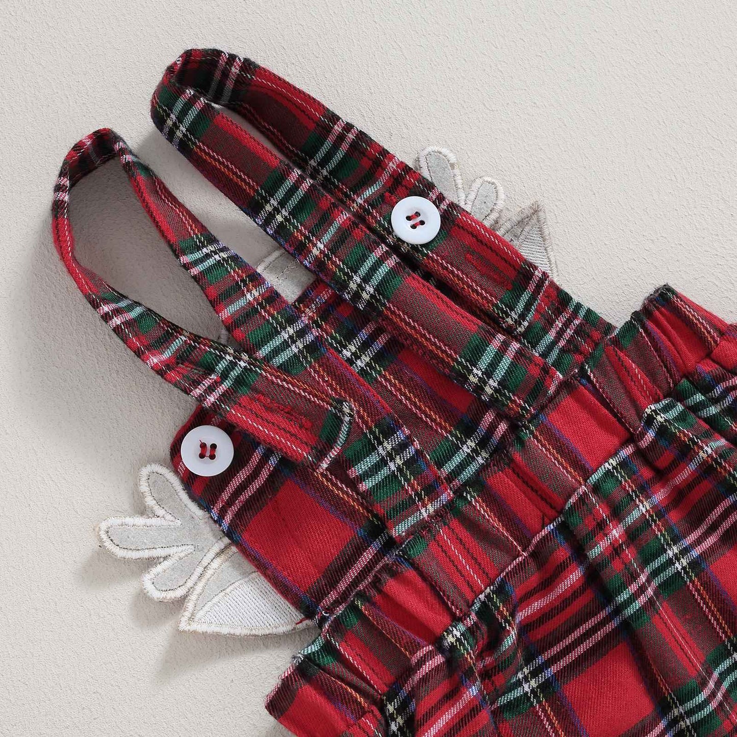 ma&baby 0-18M Christmas Newborn Infant Baby Girl Clothes Sets Knit Red Romper Deer Plaid Skirts Headban Xmas Outfits Costume D05