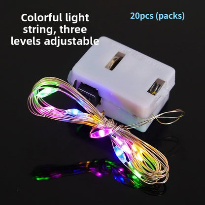Colorful Fairy Lights Battery Operated (Includ), 3m 10ft 30 LED Mini String Lights for DIY Wedding Christmas Party Mason Jars