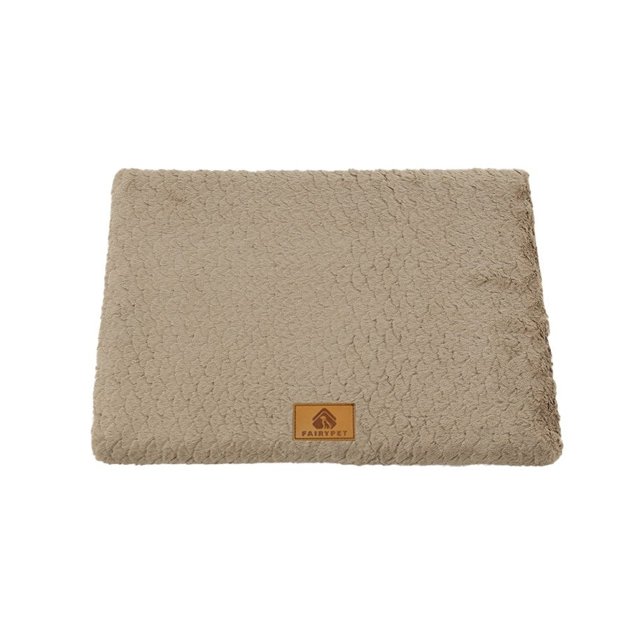 Cama para Animais de Estimação de Pelúcia Curta Removível e Lavável, Cama para Cães de Alta Elasticidade que Não Deforma, Adequada para Cães e Gatos de Pequeno e Médio Porte