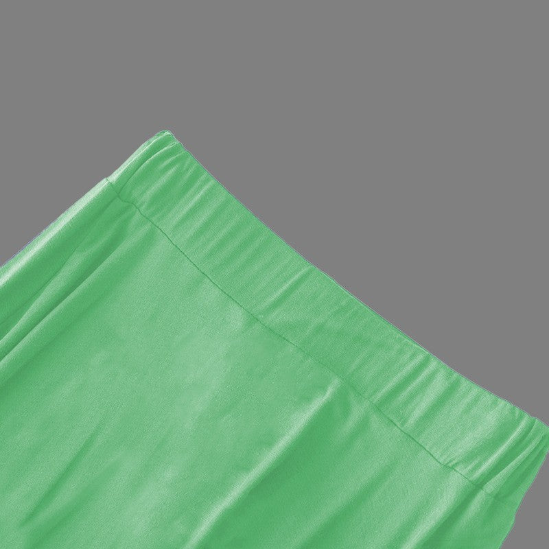 Plus Size High-waisted Skirt Loose-fit Wide-leg Umbrella Skirt Pleats Women's Fashion Clothing Long 80cm