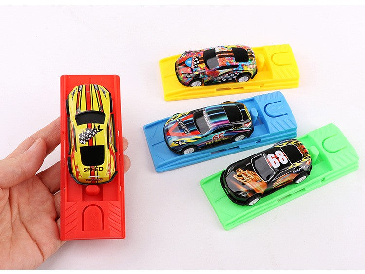 10Pcs Children Alloy Shooting Flying Racing Car Toys for Kids Boy Birthday Party Favors Baby Shower Guest Gifts Pinata Fillers