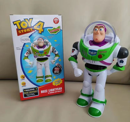 Novo Boneco Robô Elétrico Articulado Buzz Lightyear do Toy Story, Brinquedo Pixar, Adequado para Presente de Aniversário Infantil