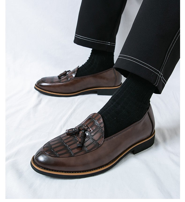 Big Size 47 Business Oxford Shoes Wedding Party Men Dress Shoes Breathable Leather Casual Men's Shoes British Style Loafers