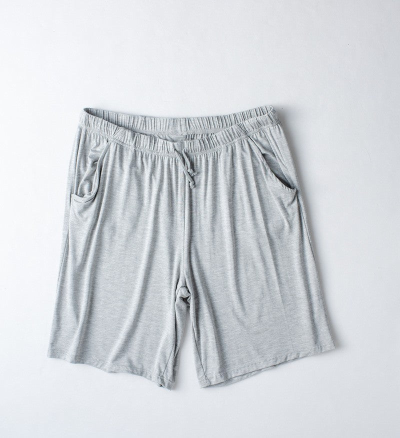 Modal Cotton Pajamas Suit Summer Men's Thin Loose Short-sleeved Shorts Nightwear Male Soft Breathable Homewear Sports Loungewear