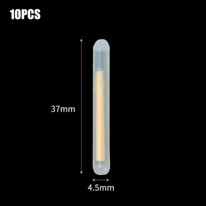 50/100 peças Bastão Fluorescente Vaga-lume Luz de Vara de Pesca Flutuante Luminoso Escuro Vara de Pesca Exterior Luz de Vara Fluorescente