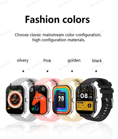 2025 Smart Watch 2.01 Inch HD Display Bluetooth Call Message Preview Sport Modes DIY Dial Weather Forecast Watches For Men Women