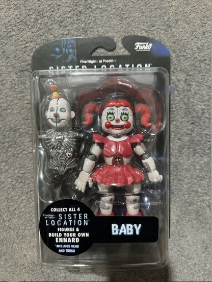 New FNAF Sister Location Figures Funtime Freddy Foxy Ballora 5-Inch Action Figure