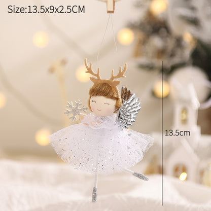 New Year 2024 Christmas Angel Dolls Xmas Tree Pendant Ornaments Navidad 2022 Christmas Decoration for Home Natal Gifts Noel Deco