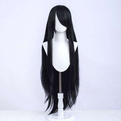 Halloween Cosplay Anime Party Fancy Wig Costume Wig 100cm Long Straight Heat Resistant Synthetic Hair Anime Colored Hair