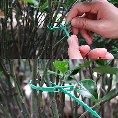 Reusable Adjustable Plastic Plant Cable Ties for Garden Vines, Trees, and Shrubs Support, Locking Nylon Zipper Organizer Tools