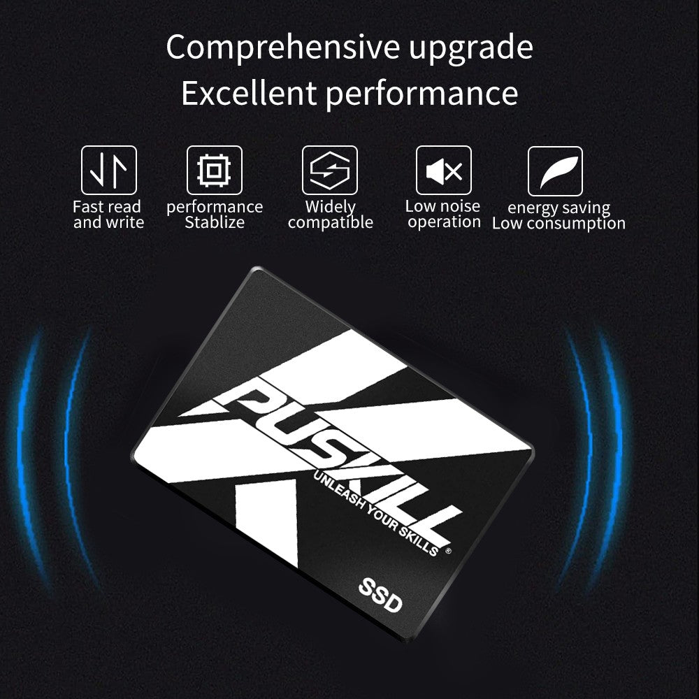 PUSKILL SATA3 1TB 2TB 512GB 256GB 128GB SSD 2,5 polegadas Disco Rígido Interno de Estado Sólido para Notebook Desktop