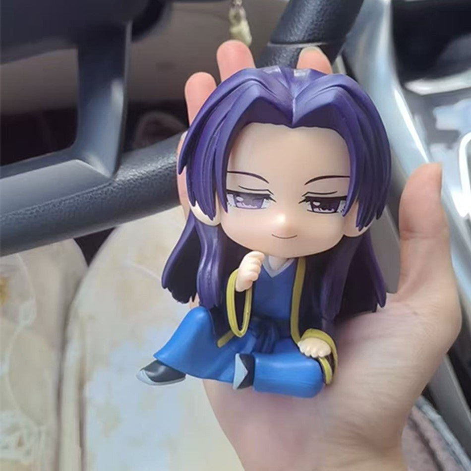 Miniatura Atacado Q Posket BANDAI Figure Demon Slayer 6un/12un/Conjuntos Kimetsu No Yaiba Pequenas Bonecas PVC Decoração de Mesa