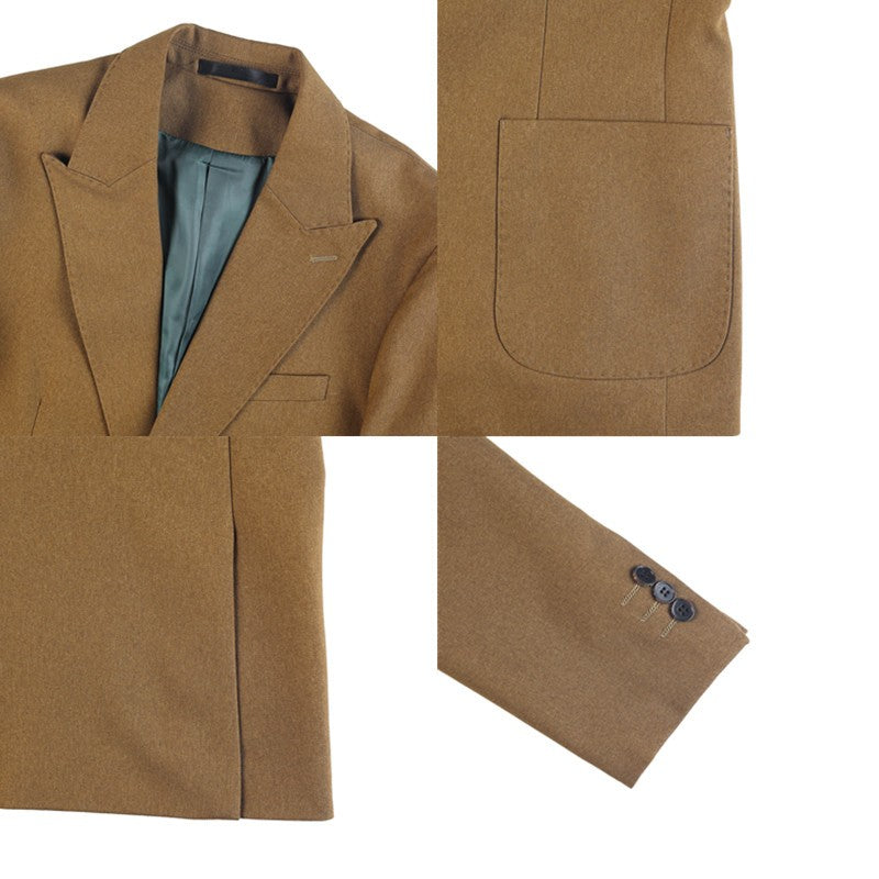 Blazer Jackets Men's Clothing High Quality Autumn Winter Thick Warm Mens Jackets And Coats Business Formal Wear Slim Fit Blazers