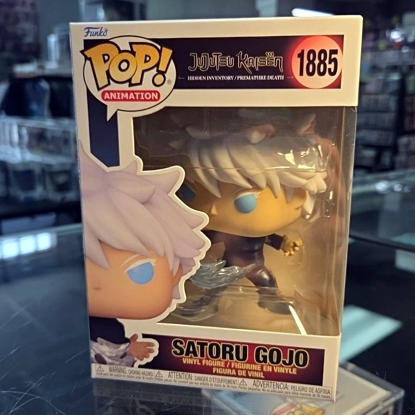 FUNKO POP Satoru Gojo (Técnica Amaldiçoada Reversão: Azul) 1885 Jujutsu Kaisen Figura Colecionável Edição Limitada Decoração Brinquedo Presente