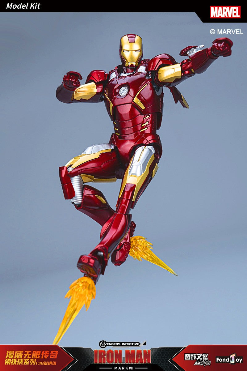 Fondjoy The Avengers Iron Man MK6 Joints Moveable Action Figures Toy 15cm ABS Material Model Toy Boy Birthday Gifts Hoilday Gift
