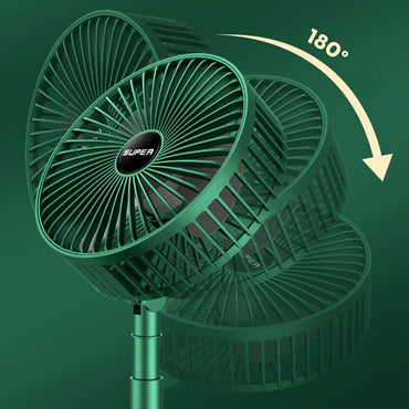 Retractable Fan USB Charging Folding Portable Mini Desktop Electric Fan Dormitory Outdoor Cooling Appliances Adjustable Home Fan