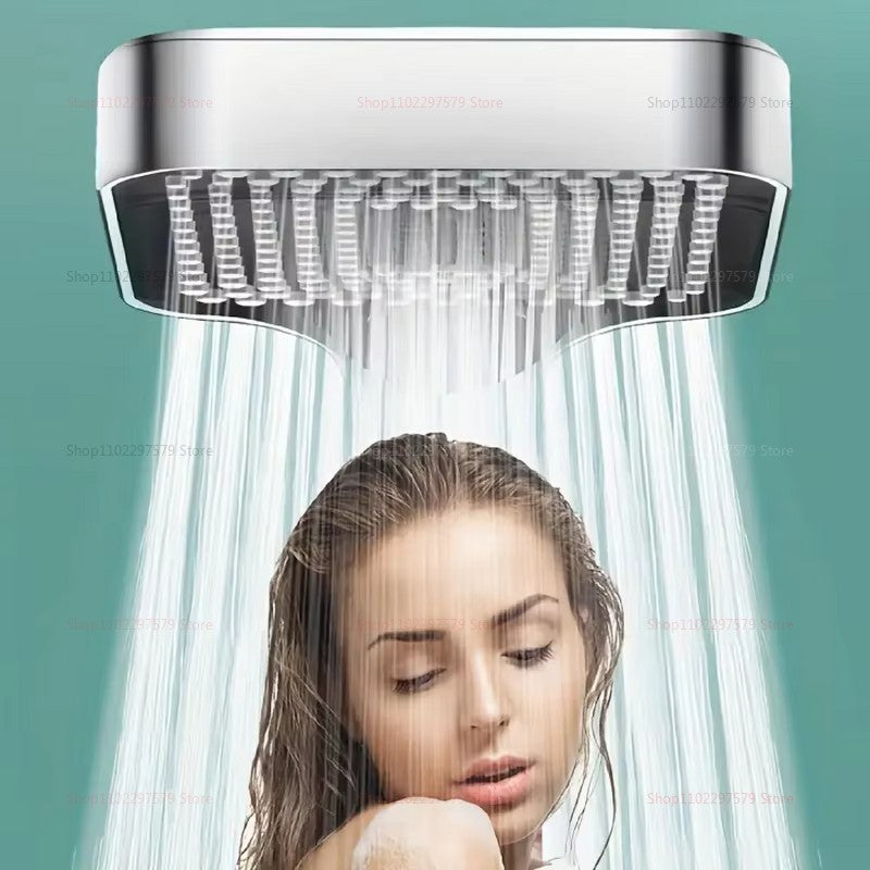 Adjustable Shower Head With 3 Modes Large Flow Shower Head High Pressure Water Saving Shower Faucet Bathroom Accessories
