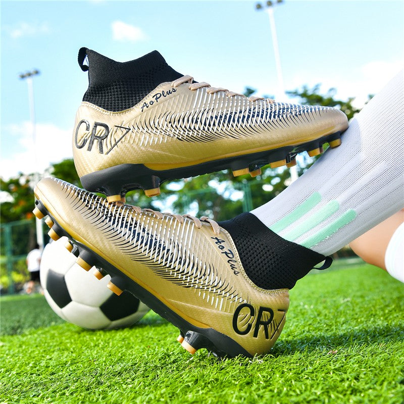 2025 New Football Shoes Society Soccer Cleats Long Nails Soccer Boot Non-slip Training Sneaker Artificial Quality Grass Footwear