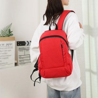 Lightweight solid-color backpacks, outdoor sports backpacks, casual travel bags, student schoolbags