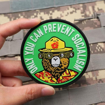 Wholesale Custom PVC Patch 3D Rubber Soft Badges Personalised Logo with Hook&Loop Backing Tactical Patches for Clothing Bags