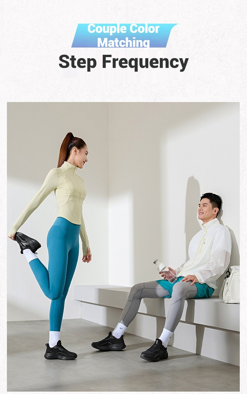 361 Degrees SoftFlow 3 Men's Running Shoes Autumn Leather Lightweight Shock-absorption Fitness Commuting Sneakers Male 672432232